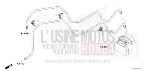 TUYAU DE FREIN CB500XAR de 2025